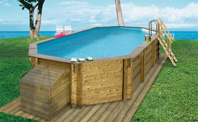 piscina in legno